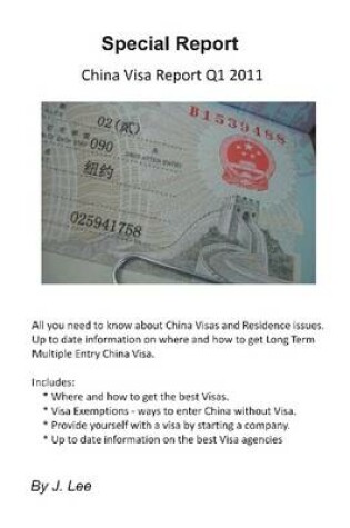 Cover of China Visa Report Q1 2011