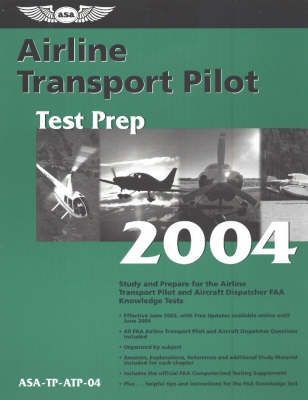 Book cover for Airline Transport Pilot Test Prep 2004
