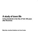 Book cover for A Study of Town Life