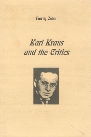 Cover of Karl Kraus and the Critics