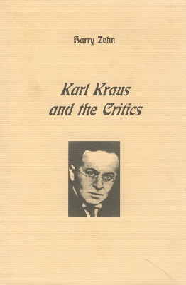 Book cover for Karl Kraus and the Critics