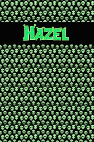 Cover of 120 Page Handwriting Practice Book with Green Alien Cover Hazel