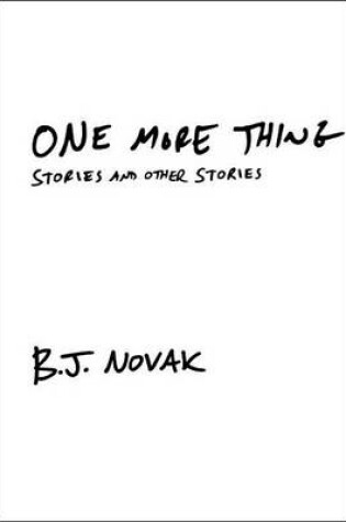 Cover of One More Thing