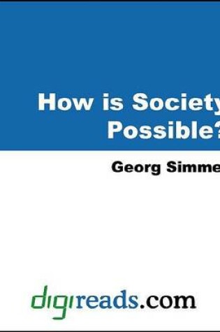 Cover of How Is Society Possible?