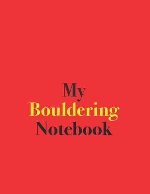 Book cover for My Bouldering Notebook