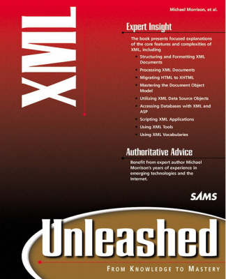 Book cover for XML Unleashed