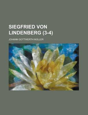 Book cover for Siegfried Von Lindenberg (3-4 )