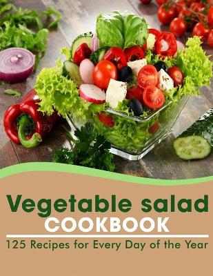 Book cover for Vegetable salad cookbook