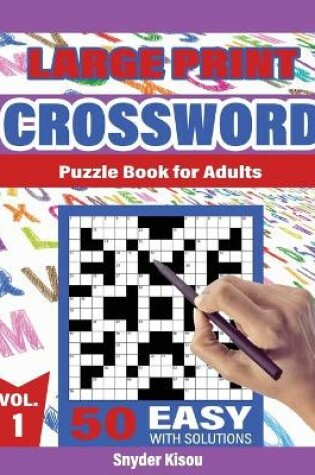 Cover of Crossword Puzzle book for Adult - Volume 1