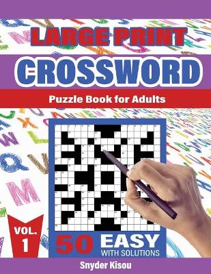 Cover of Crossword Puzzle book for Adult - Volume 1