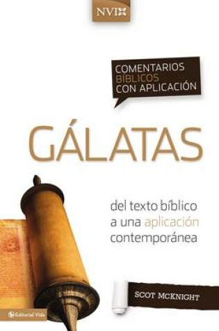 Cover of Comentario Bíblico Con Aplicación NVI Gálatas