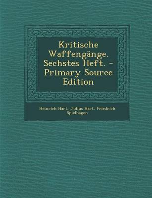 Book cover for Kritische Waffengange. Sechstes Heft. - Primary Source Edition