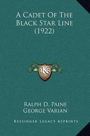 Cover of A Cadet of the Black Star Line (1922)