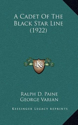 Book cover for A Cadet of the Black Star Line (1922)