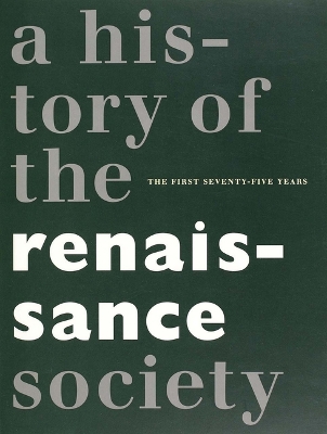 Book cover for Centennial – A History of the Renaissance Society