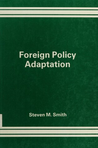 Cover of Foreign Policy Adaptation