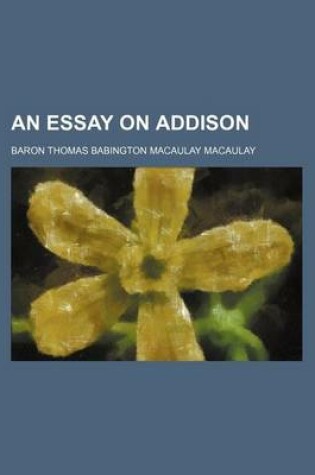 Cover of An Essay on Addison