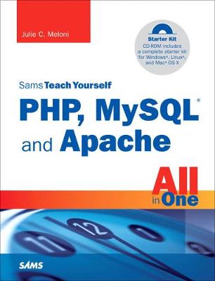 Cover of Sams Teach Yourself PHP, MySQL and Apache All in One