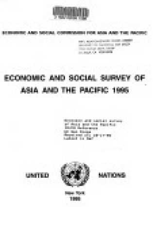 Cover of Economic and Social Survey of Asia and the Pacific 1995