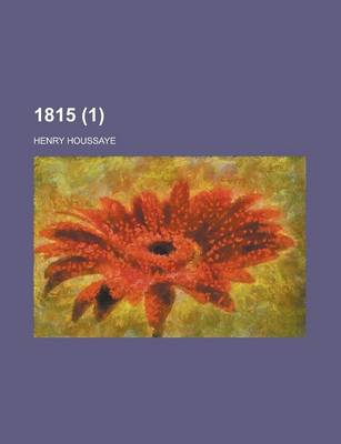 Book cover for 1815 (1 )