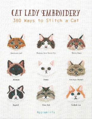Book cover for Cat Lady Embroidery