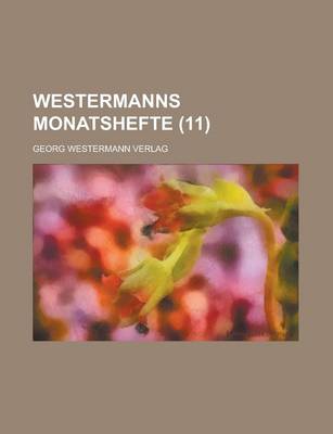 Book cover for Westermanns Monatshefte (11 )