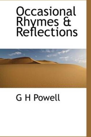 Cover of Occasional Rhymes & Reflections