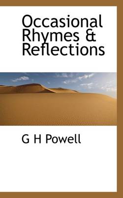 Book cover for Occasional Rhymes & Reflections