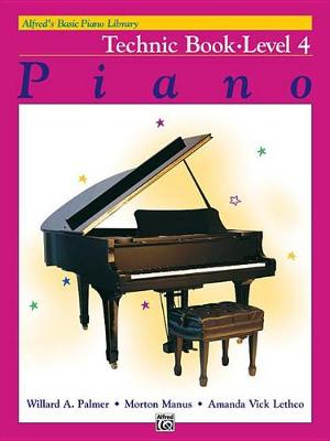 Cover of Alfred's Basic Piano Library Technic Book 4