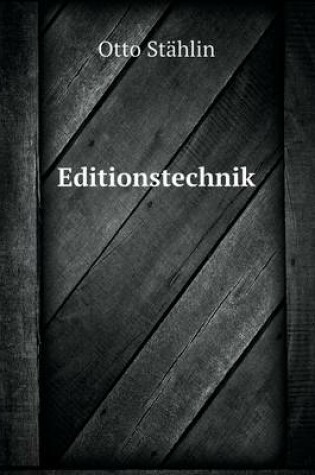 Cover of Editionstechnik