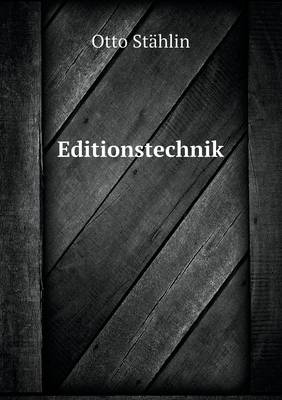 Book cover for Editionstechnik