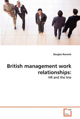 Book cover for British management work relationships