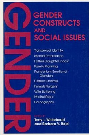 Cover of Gender Constructs and Social Issues