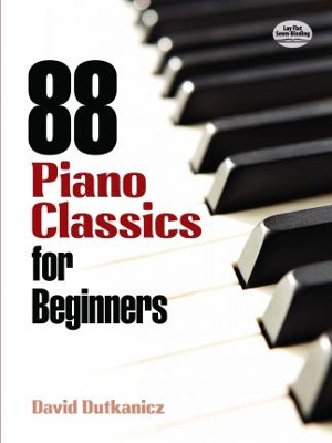 Book cover for 88 Piano Classics For Beginners