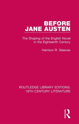 Book cover for Before Jane Austen