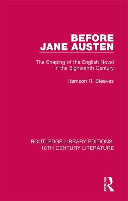 Cover of Before Jane Austen