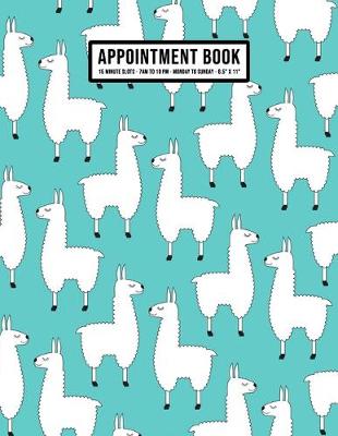 Book cover for Llama Appointment Book