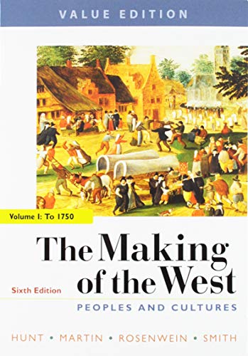 Book cover for The Making of the West 6e, Value Edition, Volume One & Launchpad for the Making of the West 6e (Six Months Access)