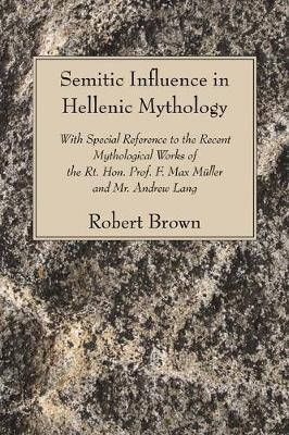 Book cover for Semitic Influence in Hellenic Mythology