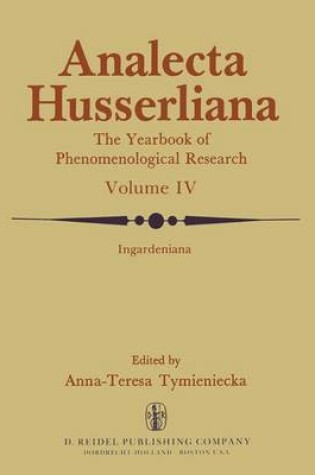 Cover of Ingardeniana