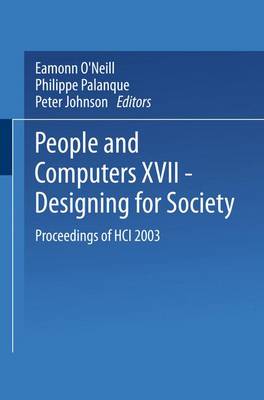 Cover of People and Computers XVII - Designing for Society