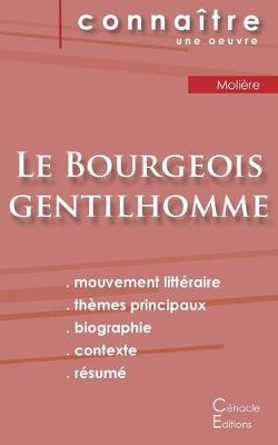 Book cover for Fiche de lecture Le Bourgeois gentilhomme de Moliere (Analyse litteraire de reference et resume complet)