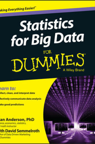 Cover of Statistics for Big Data For Dummies