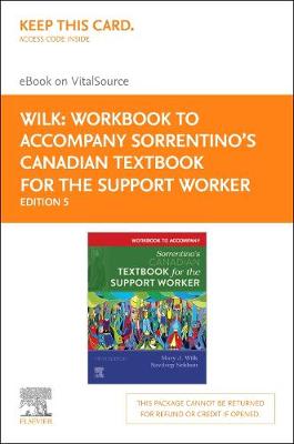 Cover of Workbook to Accompany Sorrentino's Canadian Textbook for the Support Worker - Elsevier E-Book on Vitalsource (Retail Access Card)