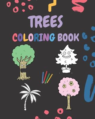Book cover for Trees Coloring Book