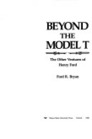 Cover of Beyond the Model T