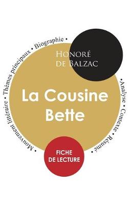 Book cover for Fiche de lecture La Cousine Bette (Etude integrale)