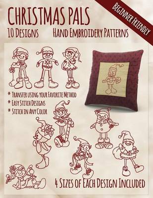 Book cover for Christmas Pals Hand Embroidery Patterns