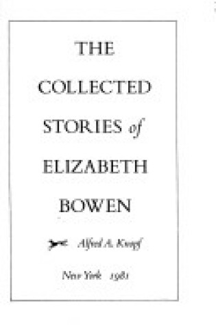 Cover of Coll Stories E. Bowen