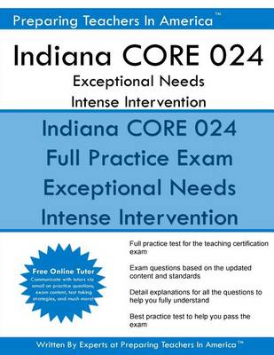 Book cover for Indiana CORE 024 Exceptional Needs i Intense Intervention